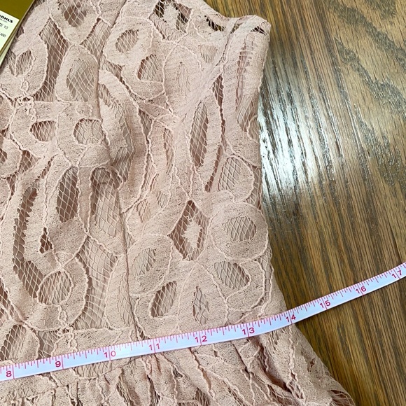 New Lauren Conrad Light Pink Lacy Dress - Picture 4 of 6